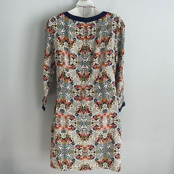 J. Crew 100% Silk Misty Fog floral Shift dress Women’s size 2 - Picture 12 of 16